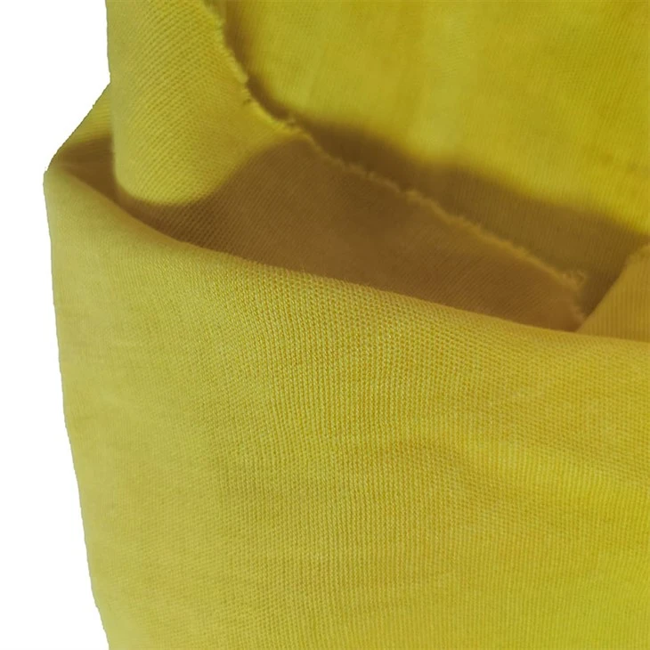 yellow knitting fabric 21