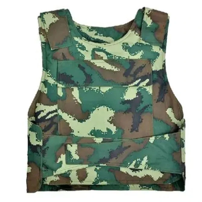 Wholesale Factory Camouflage Nij IIIA Aramid Kevlar Basic Bulletproof Vest